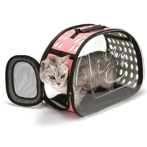 transparent foldable cat carrier bag - MRSLM
