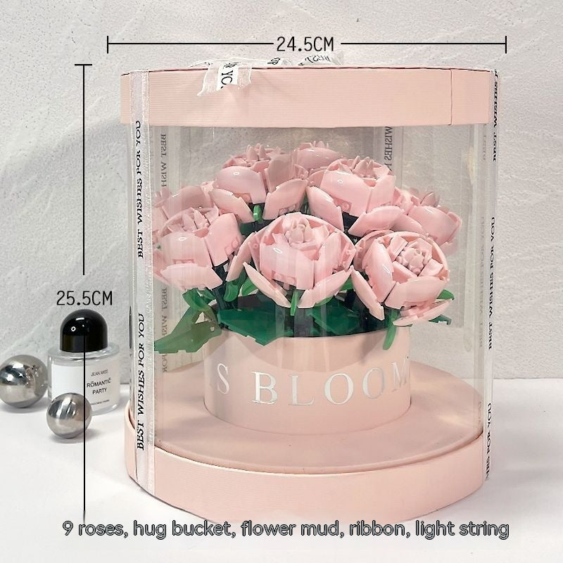 building blocks rose bouquet, view 10 - MRSLM