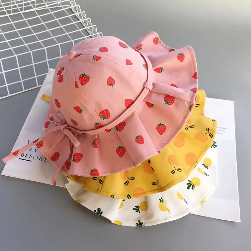 Cute cotton sun bucket hat for kids - MRSLM