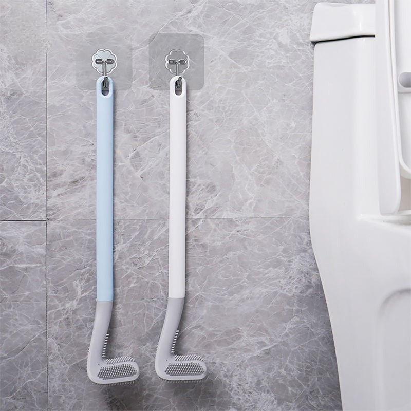 non-slip bendable silicone toilet brush, view 7 - MRSLM