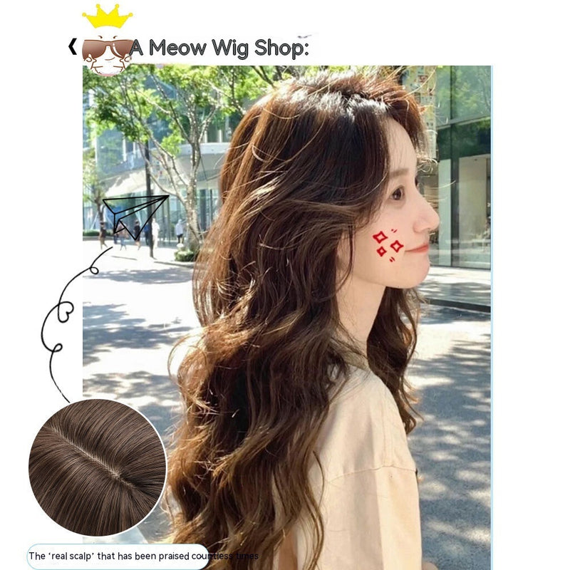 long curly wig with bangs, view 2 - MRSLM