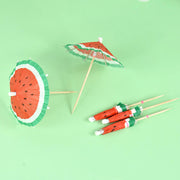 paper umbrella cake toppers, view 7 - MRSLM