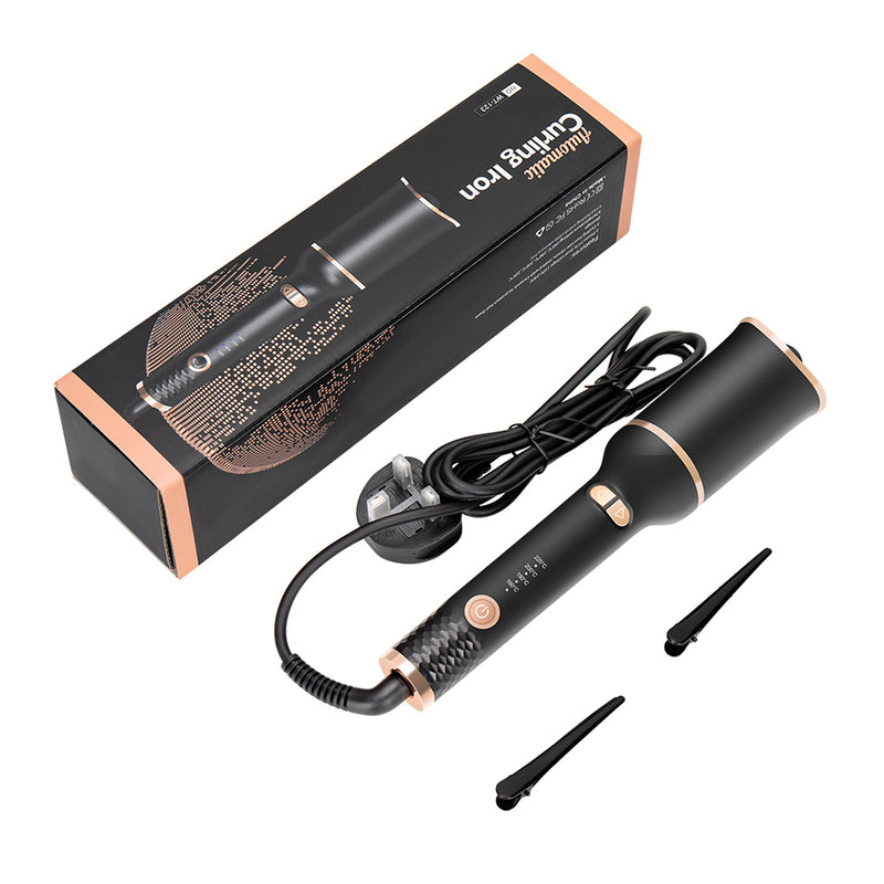 auto rotating ceramic hair curler, view 2 - MRSLM