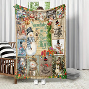 Christmas digital-print throw blanket, view 22 - MRSLM