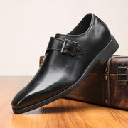 luxury casual leather dress shoes, view 4 - MRSLM