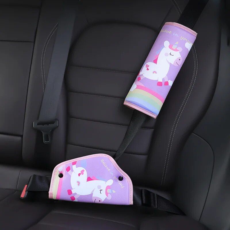 kids car seatbelt cover cartoon, view 7 - MRSLM