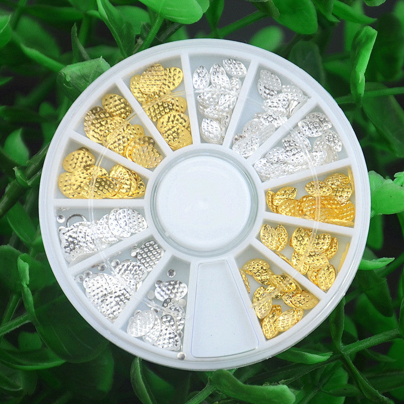 metal flower nail art decoration wheel, view 5 - MRSLM