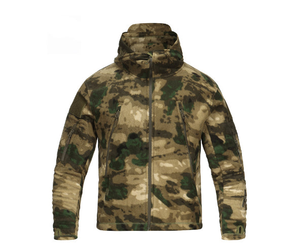 Men's thermal fleece tactical jacket, view 9 - MRSLM