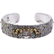 handmade carved pixiu bracelet, view 3 - MRSLM