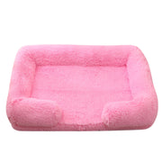 Plush round donut pet bed, view 3 - MRSLM