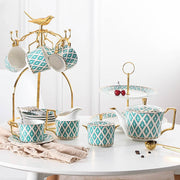 green european ceramic tea set - MRSLM