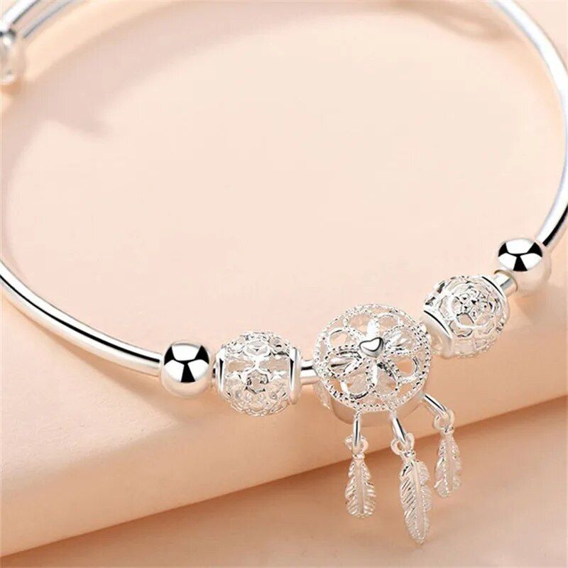 dream catcher adjustable bracelet, view 6 - MRSLM