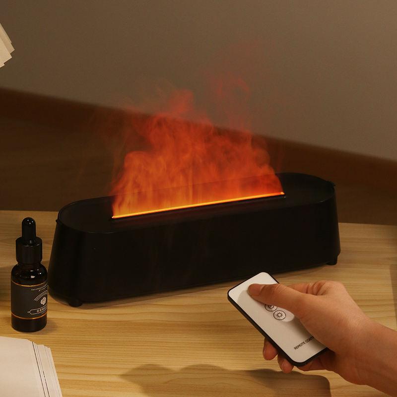 Flame aroma diffuser with remote - MRSLM