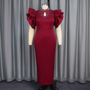 Summer cutout half turtleneck dress, view 2 - MRSLM