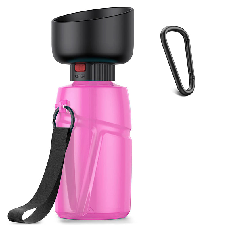 portable dog water bottle, view 3 - MRSLM
