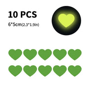 reflective heart-shaped stickers, view 8 - MRSLM