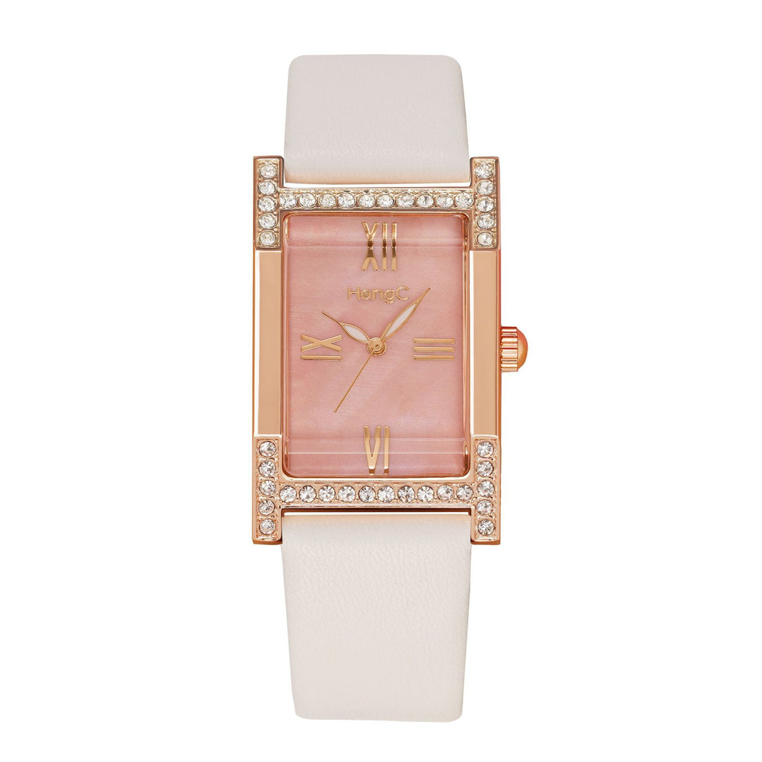 British Retro Square Dial Women's Simple Watch