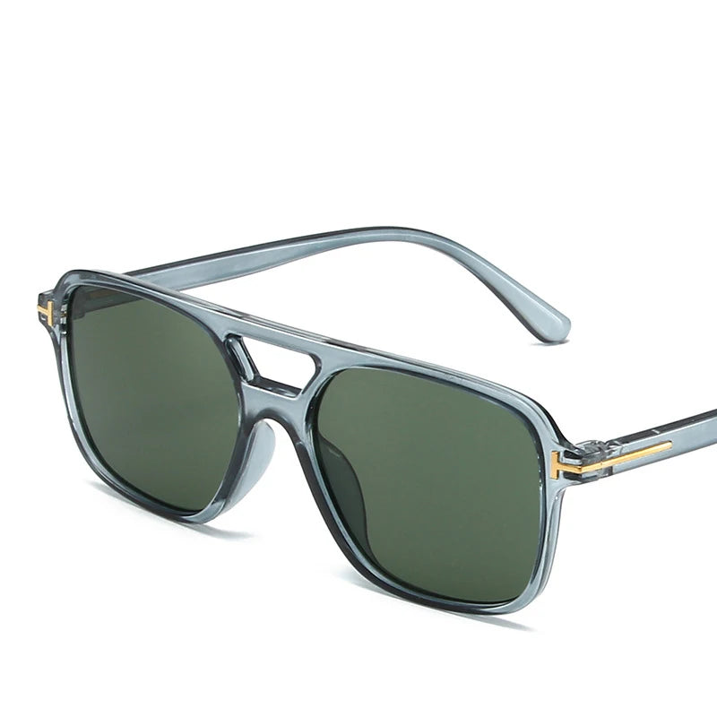fashion square rivet sunglasses, view 7 - MRSLM