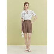 embroidered short sleeve shirt, view 5 - MRSLM