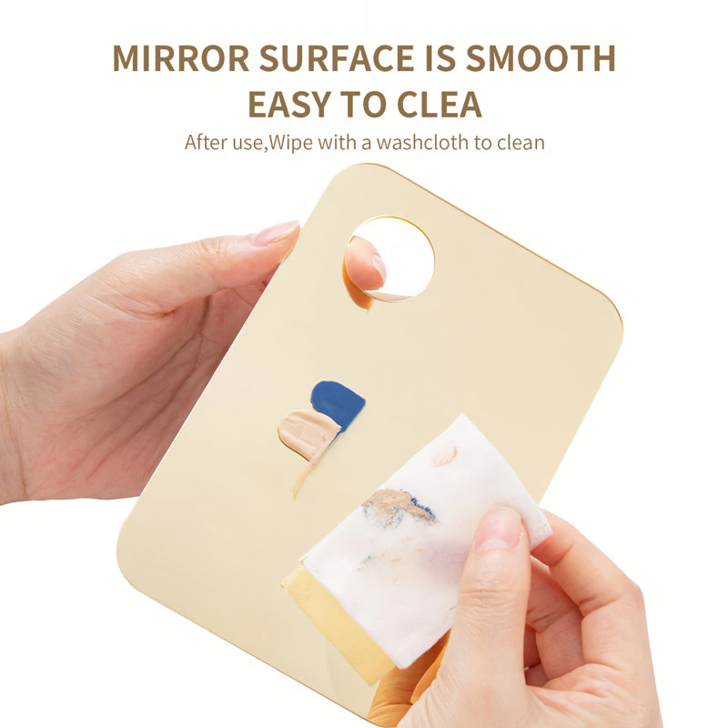 Acrylic makeup palette with spatula, view 5 - MRSLM