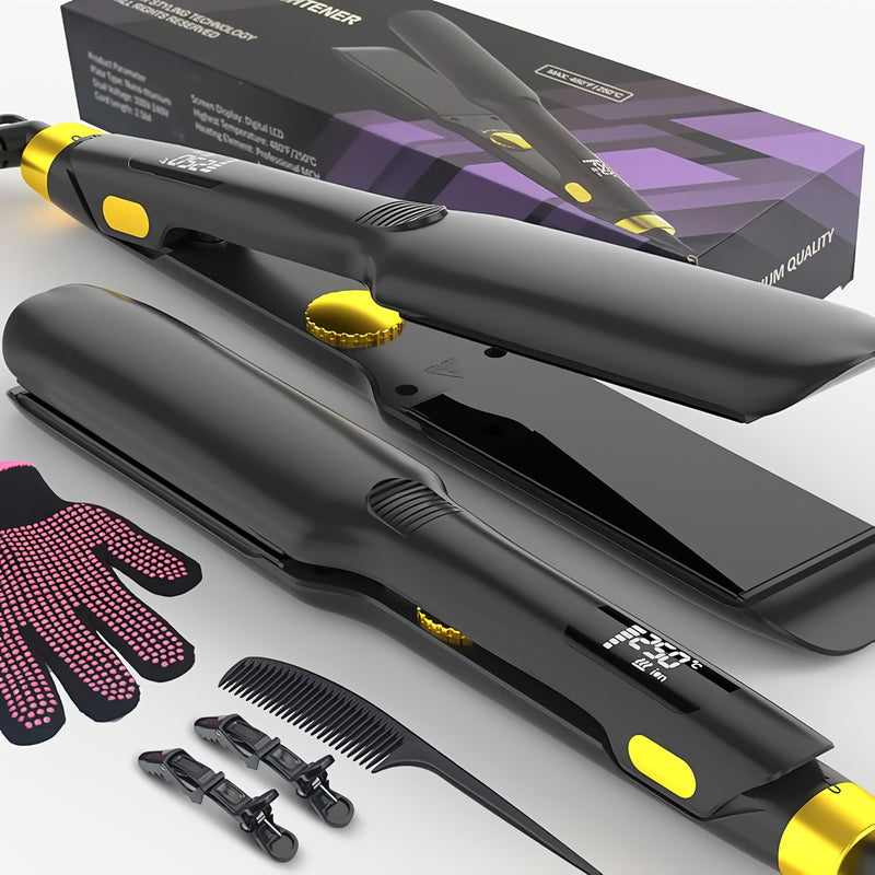 ceramic and titanium hair straightener, view 8 - MRSLM