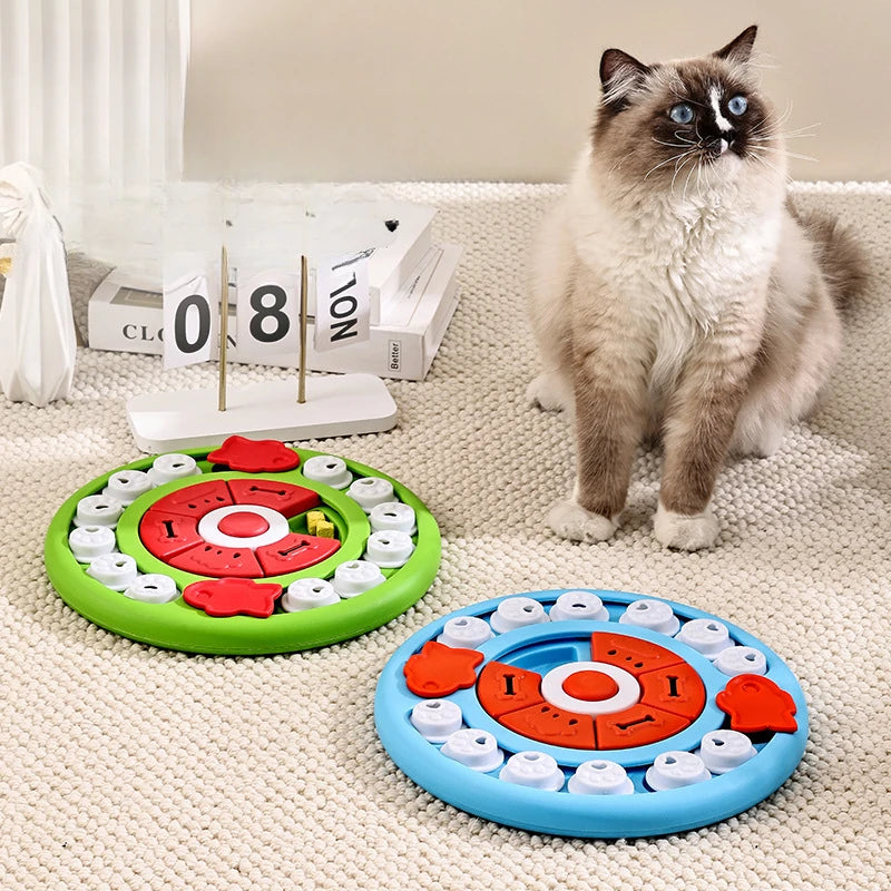 interactive dog puzzle slow feeder, view 4 - MRSLM