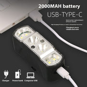 Rechargeable bike headlight, view 4 - MRSLM