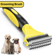 stainless steel grooming brush, view 5 - MRSLM