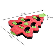 interactive christmas tree dog puzzle toy, view 2 - MRSLM