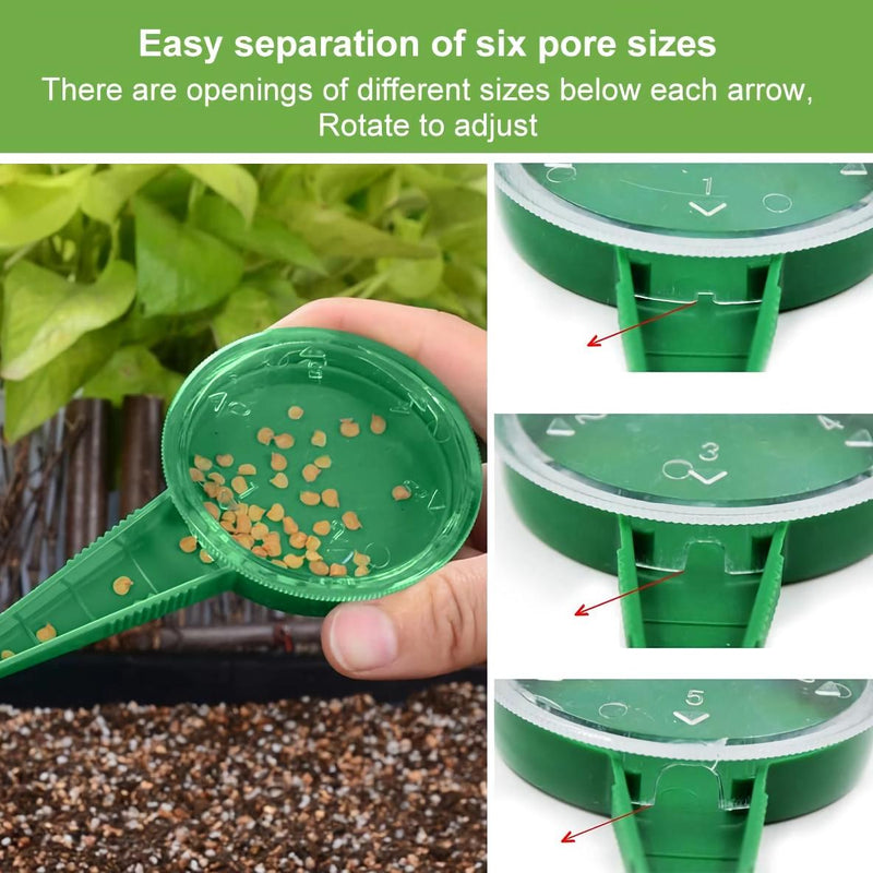 Garden multifunction seeding dispenser tool, view 3 - MRSLM