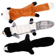 crinkle squeak plush dog toy, view 11 - MRSLM