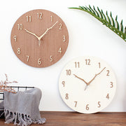 Creative mute wooden wall clock, view 6 - MRSLM