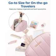 PU leather makeup bag toiletry organizer, view 6 - MRSLM