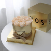 Mirror round flower pot preserved flowers, view 19 - MRSLM