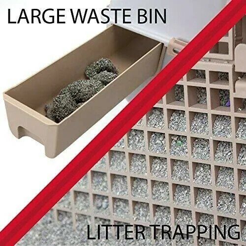 semi-automatic cat litter box, view 6 - MRSLM