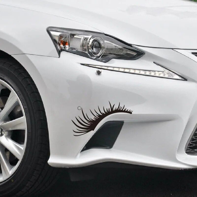 reflective car headlight eyebrow stickers, view 9 - MRSLM