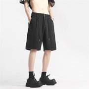 straight loose casual shorts, view 2 - MRSLM
