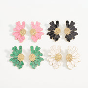 flower petal stud earrings, view 13 - MRSLM