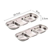 stainless steel bbq seasoning plates, view 2 - MRSLM