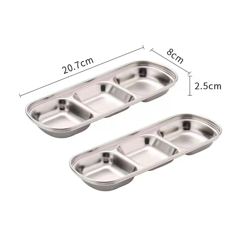 stainless steel bbq seasoning plates, view 2 - MRSLM