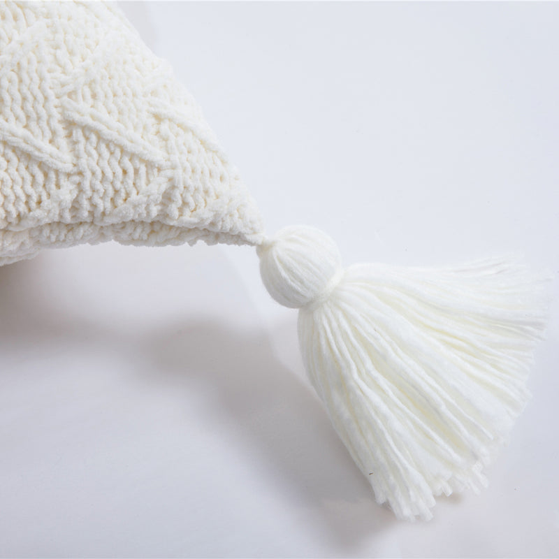 chenille knitted pillow cover, view 15 - MRSLM