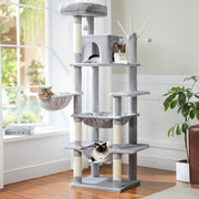 7-level cat tree tower, view 3 - MRSLM