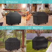 heavy duty waterproof bbq grill cover, view 4 - MRSLM