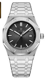 men's luminous calendar quartz watch, view 3 - MRSLM