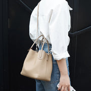 Genuine leather retro bucket bag, view 11 - MRSLM
