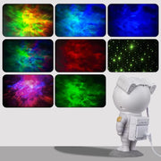 Astronaut galaxy star projector, view 5 - MRSLM