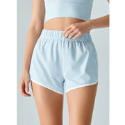 Women's cool cotton yoga shorts, view 13 - MRSLM