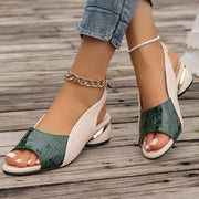 women's chunky heel sandals, view 8 - MRSLM