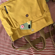 canvas crossbody shoulder bag, view 10 - MRSLM