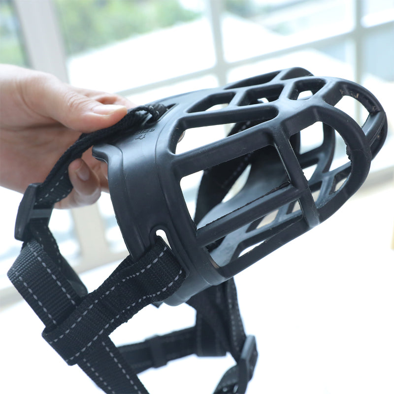 breathable basket dog muzzle, view 6 - MRSLM